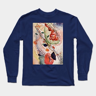 Aquarell print by Wassily Kandinsky Long Sleeve T-Shirt